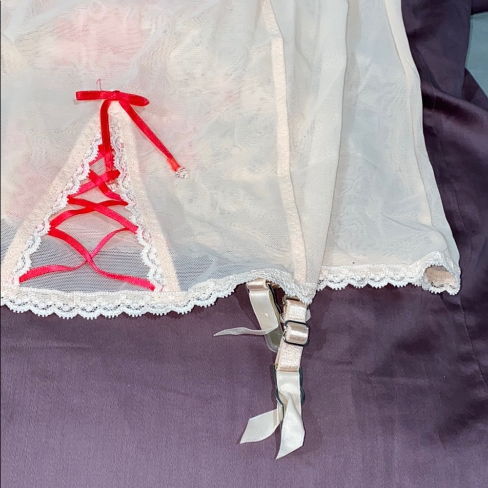 Victoria’s Secret Garter Corset Very Sexy Pink New - Picture 9 of 11